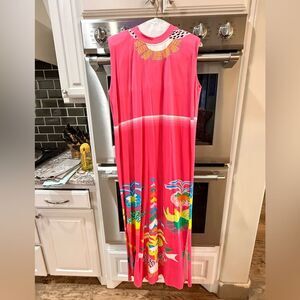 Sheridan French sample sale Vibrant Pink Sleeveless Maxi Dress